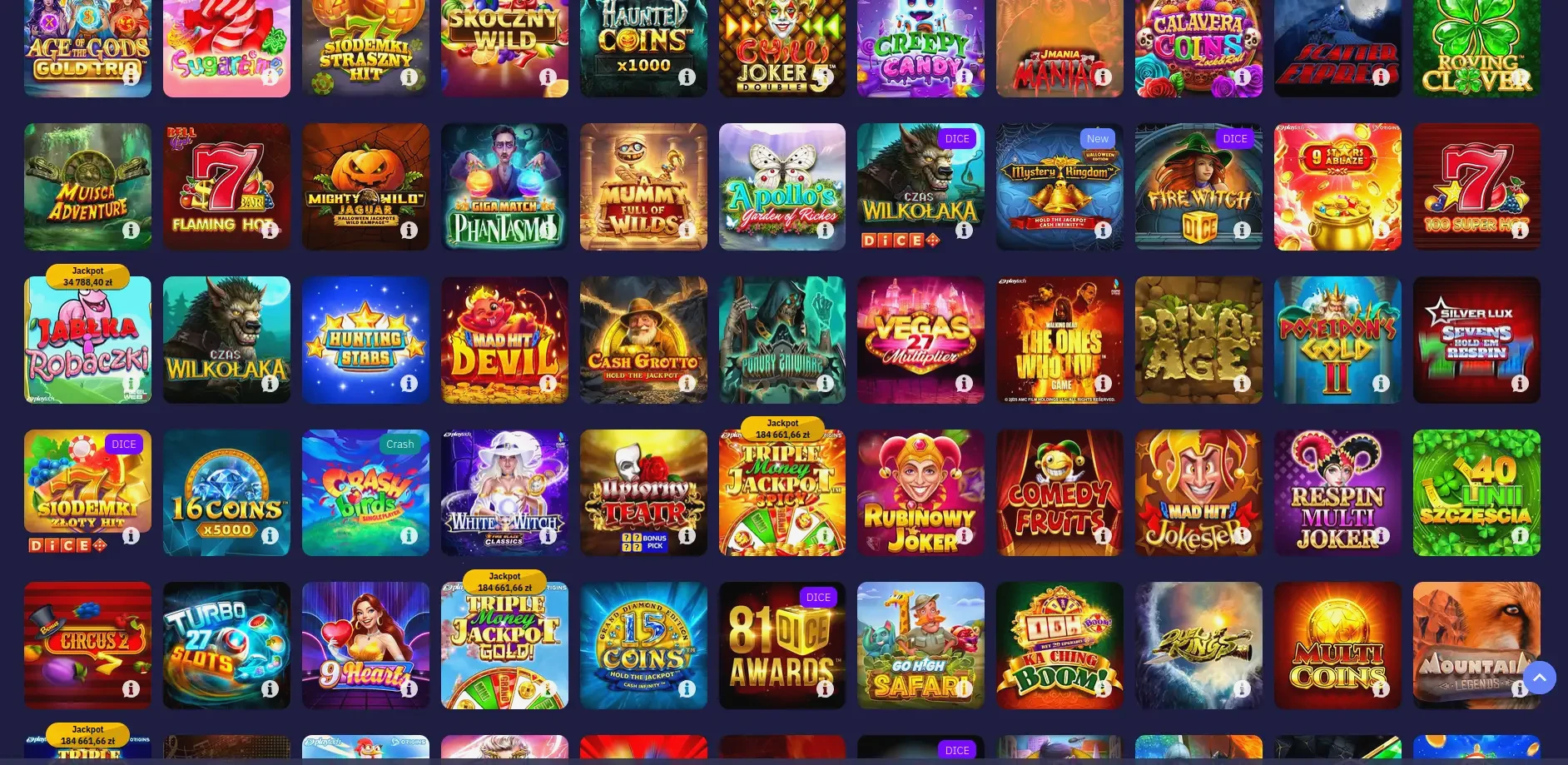 Voltslot online casino spelaanbod overzicht